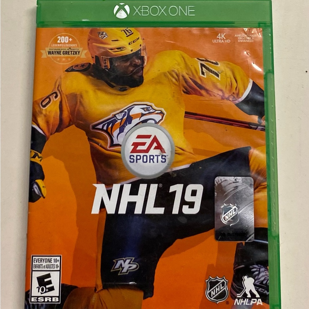 NHL 19 Xbox One Video Game – Green Case